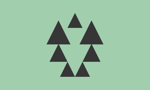 Patrón o diseño triangular