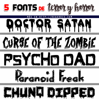 5 Fonts de Terror y Horror
