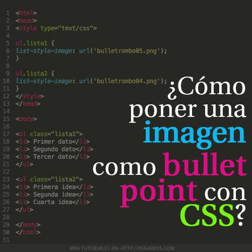¿Cómo poner una imagen como bullet point con CSS?