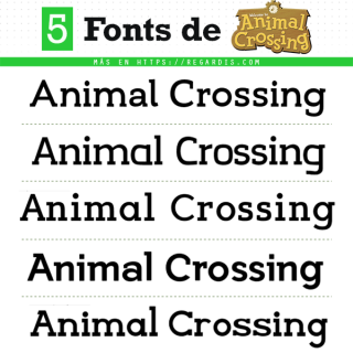 Lista de fonts similares a la tipografía de Animal Crossing para descargar gratis