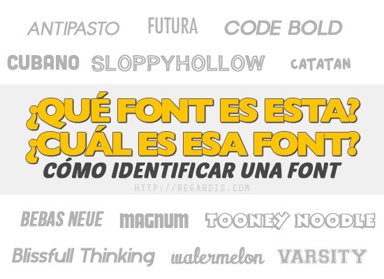 Cómo Identificar una Font. ¿Qué tipografía es esta?